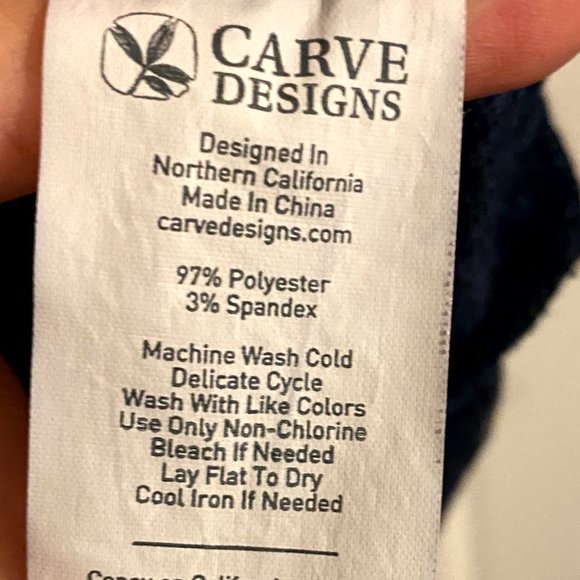 Carve Designs Navy Blue Women's Hoodie - Picture 4 of 6